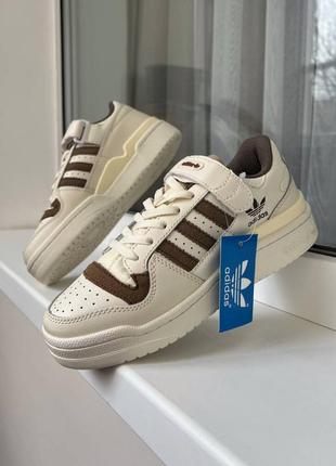 Adidas forum brown beige