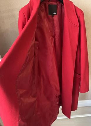 Красное пальто шерсть летняя цена 🔥2 фото