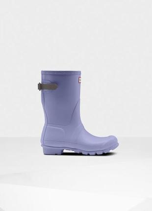 Резинные сапоги hunter women's original short back adjustable wellington boots