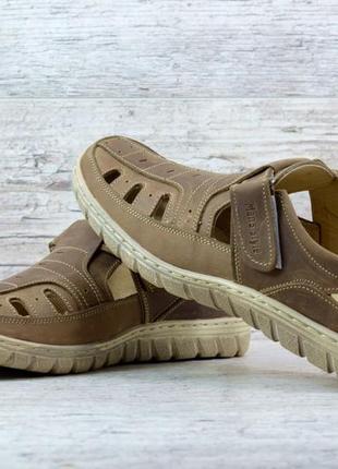 Літні шкіряні чоловічі напівчеревики/туфлі/сандалі/босоніжки/мокасини