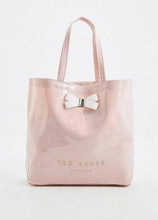 Нежно-розовая сумка ted baker с бантиком!!!