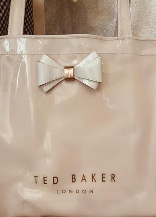 Нежно-розовая сумка ted baker с бантиком!!!4 фото