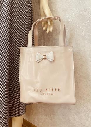 Нежно-розовая сумка ted baker с бантиком!!!6 фото