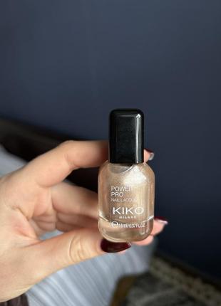 Kiko milano power pro nail lacquer лак для нігтів1 фото