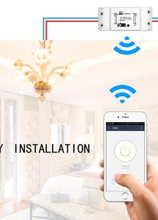 Wi-fi smart switch moeshouse з таймером, alexa і google home14 фото