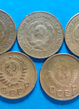 1 копійка 1926 1927 1928 1946 1953 рік2 фото