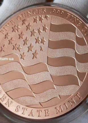 Ifa 2021 орел eagle 5 oz унцій 999 мідь монета медь раунд gsm сша4 фото