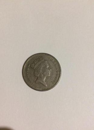 Продам монету великобританія 1992 р. єлизавета 22 фото