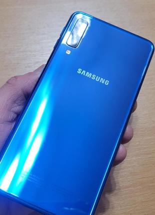 Телефон samsung galaxy a7 2018 4/64gb blue - майже ідеал