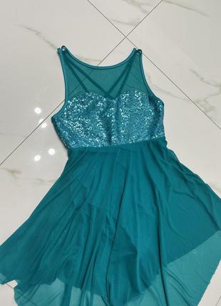 Сукня купальник плаття iefiel для танців на підлітка 13-14-15-16 років або розмір s, m