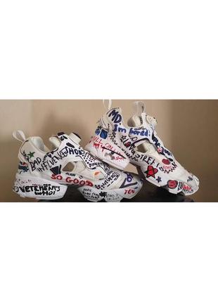 Кросівки reebok instapump fury og vetements3 фото