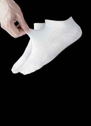 Набор носков короткие женские белые носки хлопковые4 фото