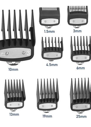 8 шт набор унiversalinx насадок на машинку для стрижки wahl и другие 1.5 - 25 мм.2 фото