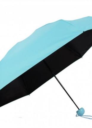Карманный мини зонт в капсуле футляр4 фото