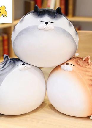 Подушка м'який кіт, відмінний подарунок для жінки на 8 березня2 фото