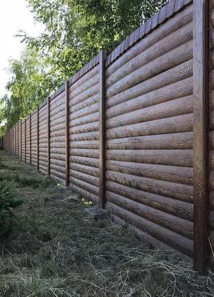 Глянцеві бетонні паркани з установленням у запорожнення й обл4 фото