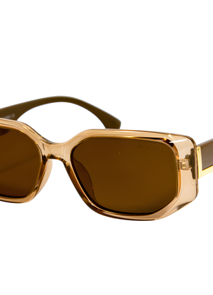 Женские солнцезащитные очки polarized, коричневые