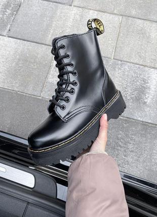 Жіночі ботинки - jadon platform leather7 фото