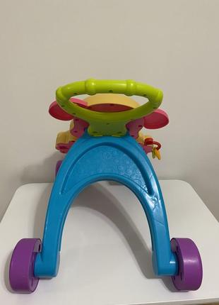 Ходунки - штовхач fisher-price laugh & learn, puppy walker розумне цуценя зі звуковими ефектами (fhy95)6 фото