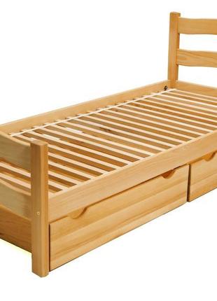 Ляжко paris ліжко ліжко ліжко дерев'яна бук підліткова 80х190 см8 фото