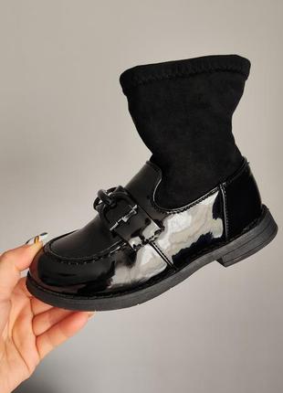 Лоферы с велюровым верхом