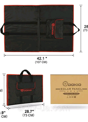 Сонячна панель dokio 110 вт