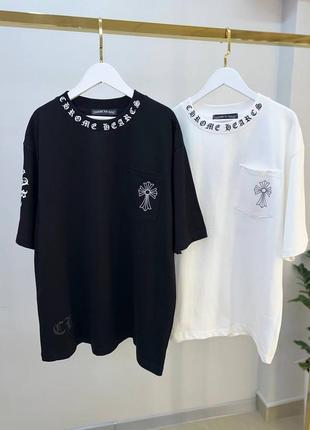 Футболка в стиле chrome hearts