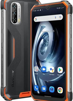 Захищений смартфон blackview bv7100 6/128gb 13 000 маг orange6 фото