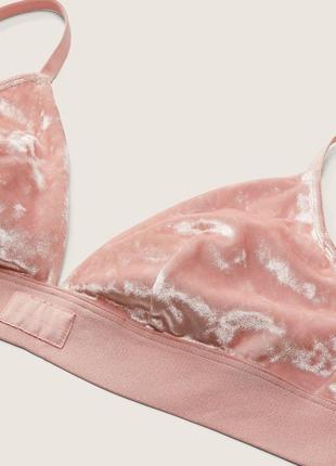 Велюровый топ pink victoria's secret