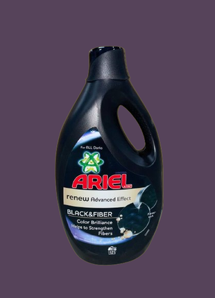 Гель для прання ariel black & fiber для чорного та темного 6 л