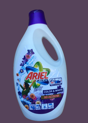 Гель для прання ariel gel actilift для кольорових й білих 5,775 л