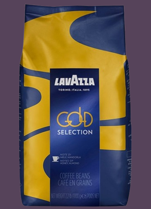 Кава в зернах lavazza espresso gold selection 1 кг
