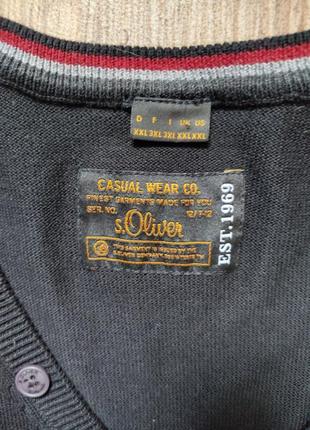 Чоловічий пуловер джемпер светр s. oliver, розмір l4 фото