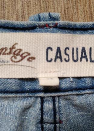 Чоловічі джинсові шорти карго urban spirit, розмір w32 (34)6 фото