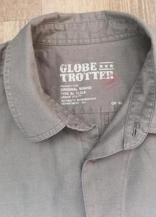 Чоловіча сорочка globe trotter, розмір xl, короткий рукав3 фото