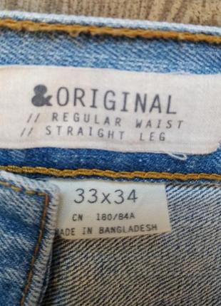 Чоловічі джинси h&m original 33/345 фото