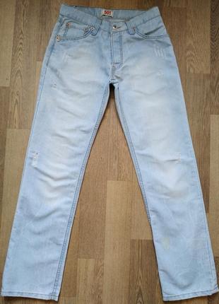 Чоловічі джинси levis 501, розмір 30/302 фото