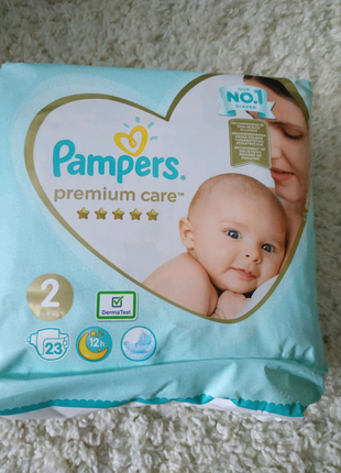 Pampers premium care підгузки / підгузники