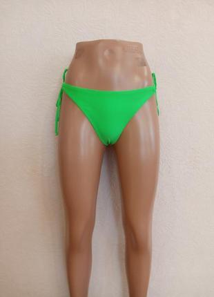 Жіночі  салатові купальні плавки -стрінги,розмір xxs1 фото