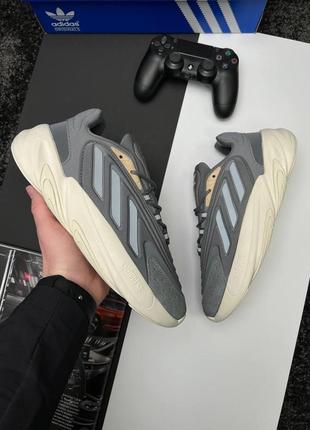 Мужские кроссовки adidas originals ozelia gray gold