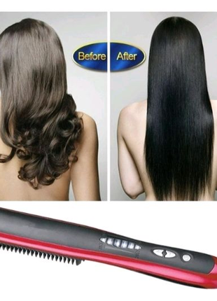 Випрямляч для волосся керамічний hair straightener asl-9089 фото