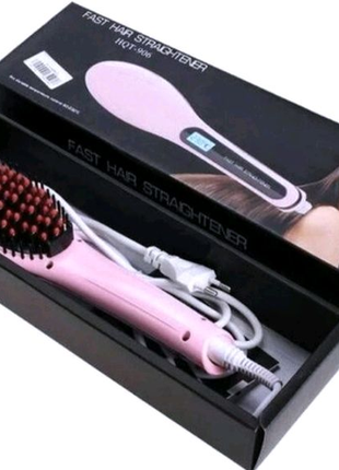 Электрическая расческа-выпрямитель fast hair straightener1 фото