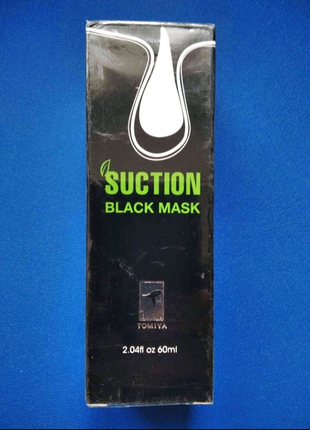 Очищающая черная маска для лица suction black mask, 60 мл.1 фото