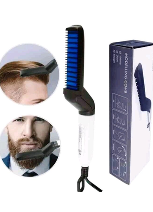 Професійний випрямляч для бороди та волосся modeling comb fb161