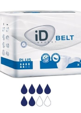 Пеленки поглощающие id expert belt plus s 14 шт.