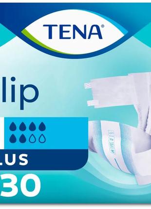 Подгузники для взрослых tena slip plus medium (75-110 см.) , 30 шт/уп.2 фото