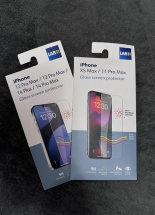 Защитное стекло на 12promax/13 promax/14 plus/14 pro max/xs max/11 promax