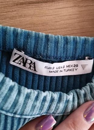 Набор два джинсовых кроп топа zara topshop 🩵💜4 фото