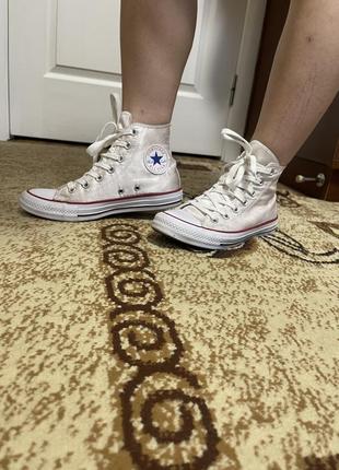 Кеди converse бежеві