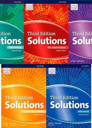 Solutions 3rd edition elementary,pre-,upper-,intermediate,advance